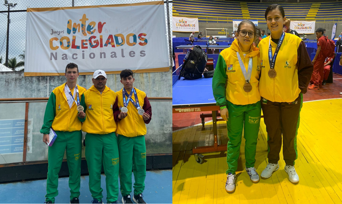 CUATRO MEDALLAS PARA EL QUINDÍO EN LA FINAL NACIONAL DE LOS JUEGOS INTERCOLEGIADOS 2021